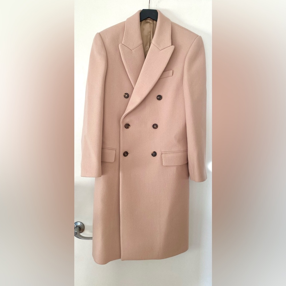 WARDROBE.NYC + Hailey Bieber Wool Coat Sz XXS $2,700 - Picture 4 of 9